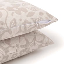 Vista Cotton Jacquard Reversible European Pillowcases (Set of 2)